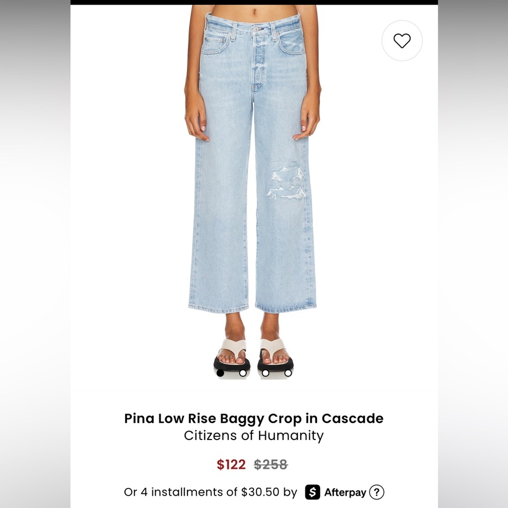 Citizens Of Humanity Low rise baggy  Jeans
